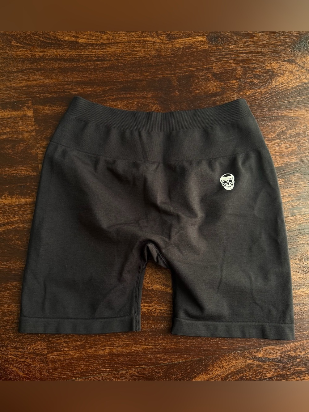 GYMREAPERS Infinity Seamless Scrunch Bike Shorts Black Size L